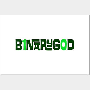 BinaryGod Logo Posters and Art